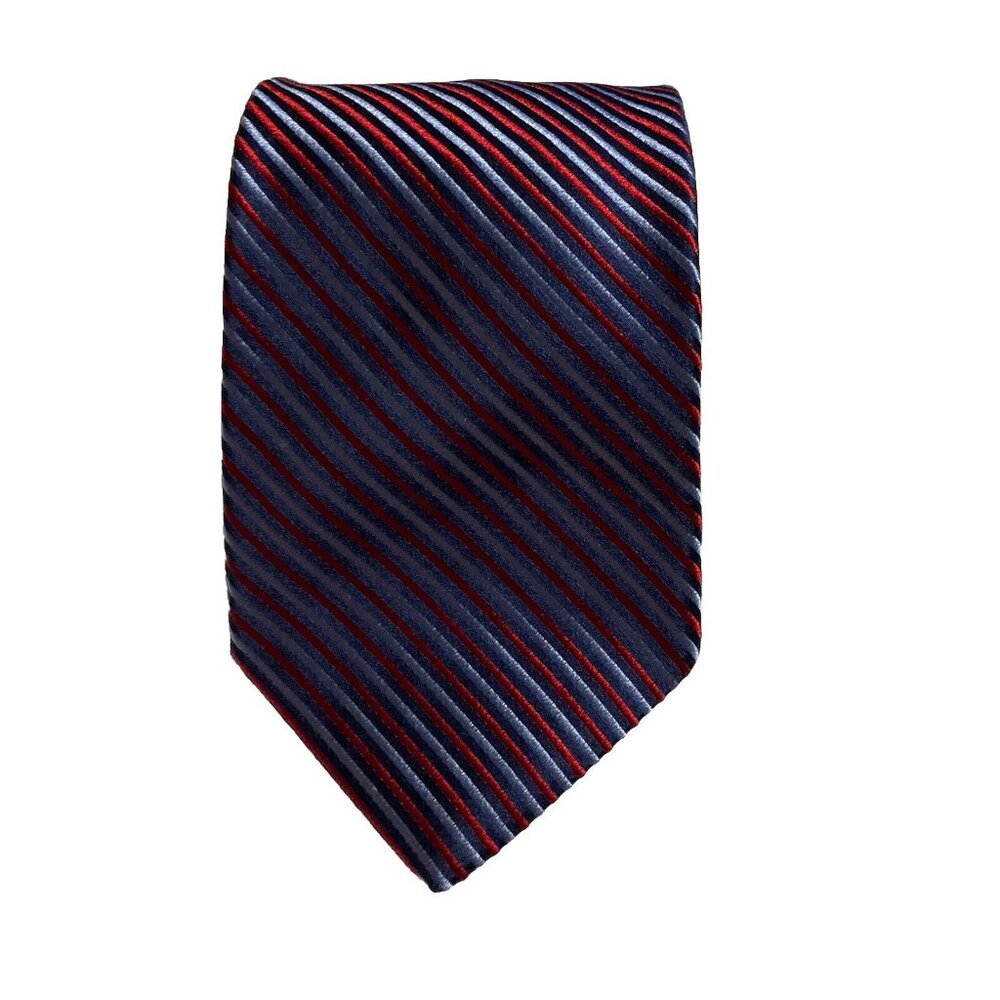BROOKS BROTHERS 346 Mens 100% Silk tie USA Designer Multi Color STRIPED.
